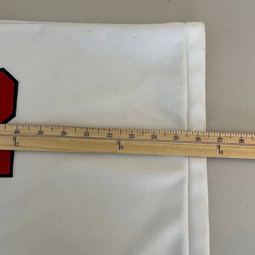 Vintage California Angels Youth Baseball Jersey White Red Navy Number #10 XL